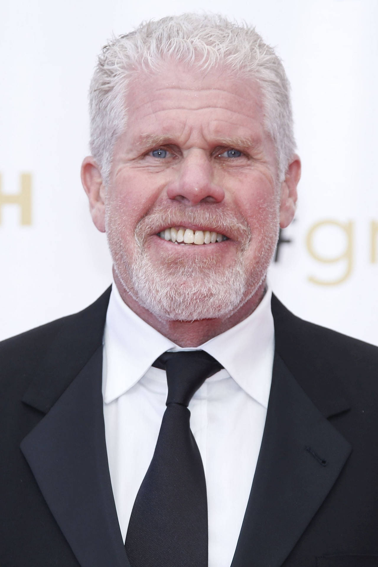 Ron Perlman Twinkling Smile Background