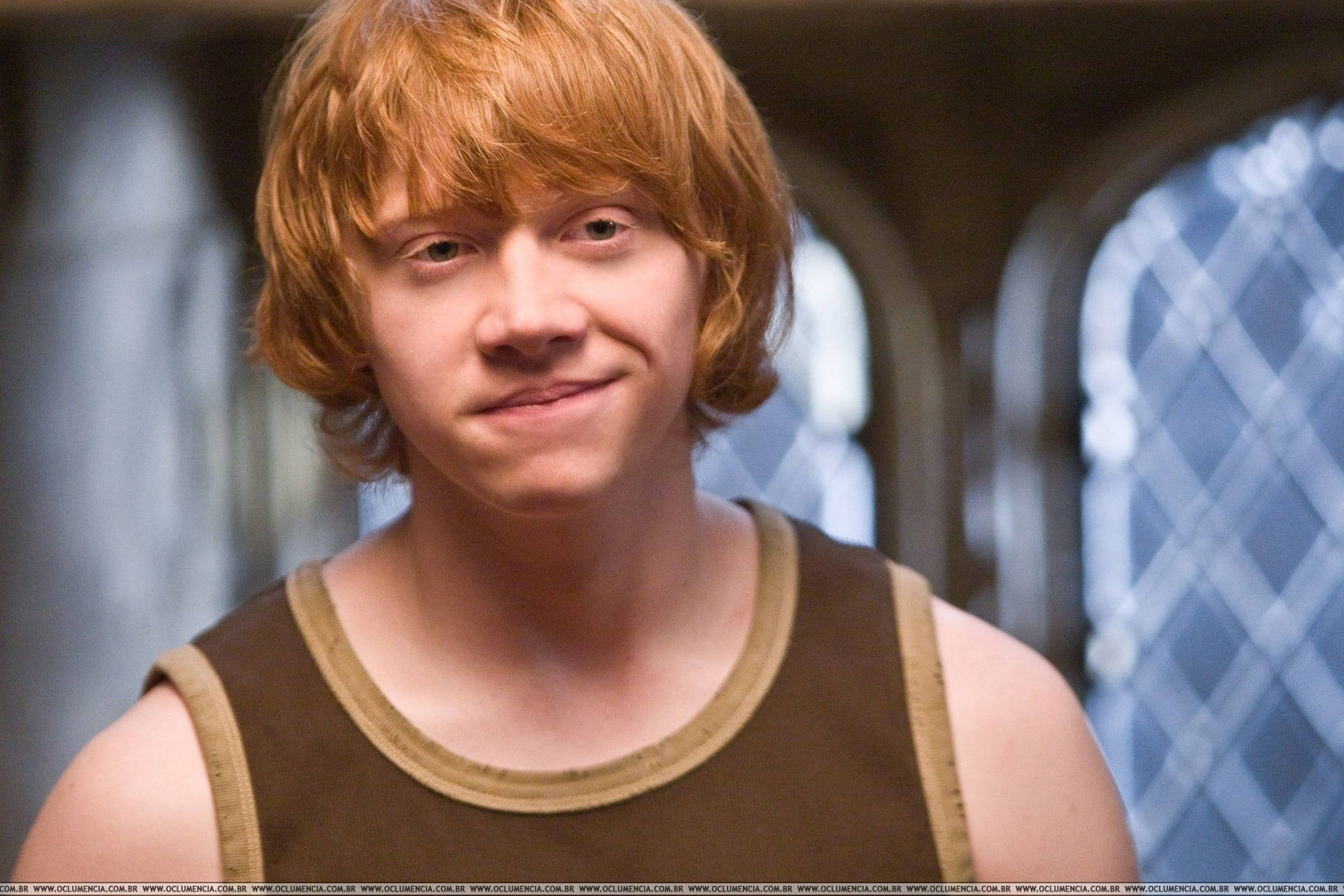 Ron Weasley Smiling Background