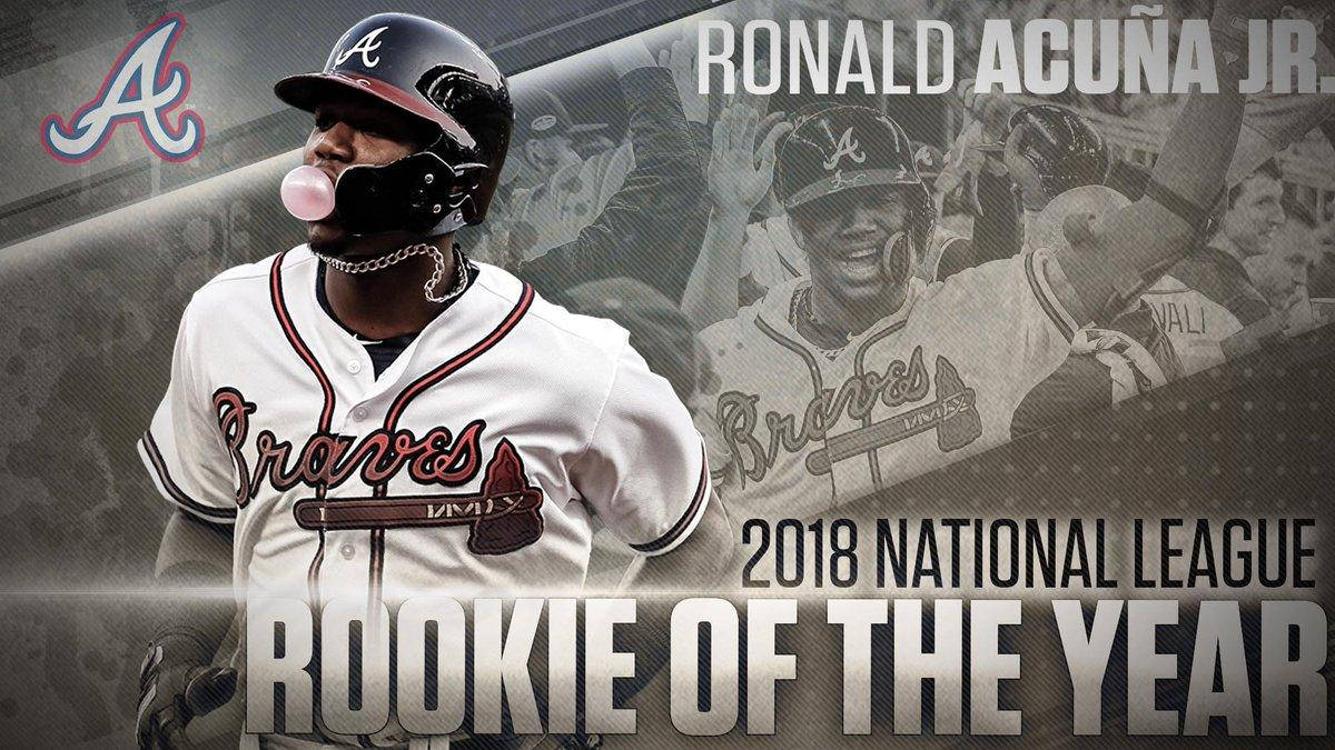 Ronald Acuna Jr. Rookie Background