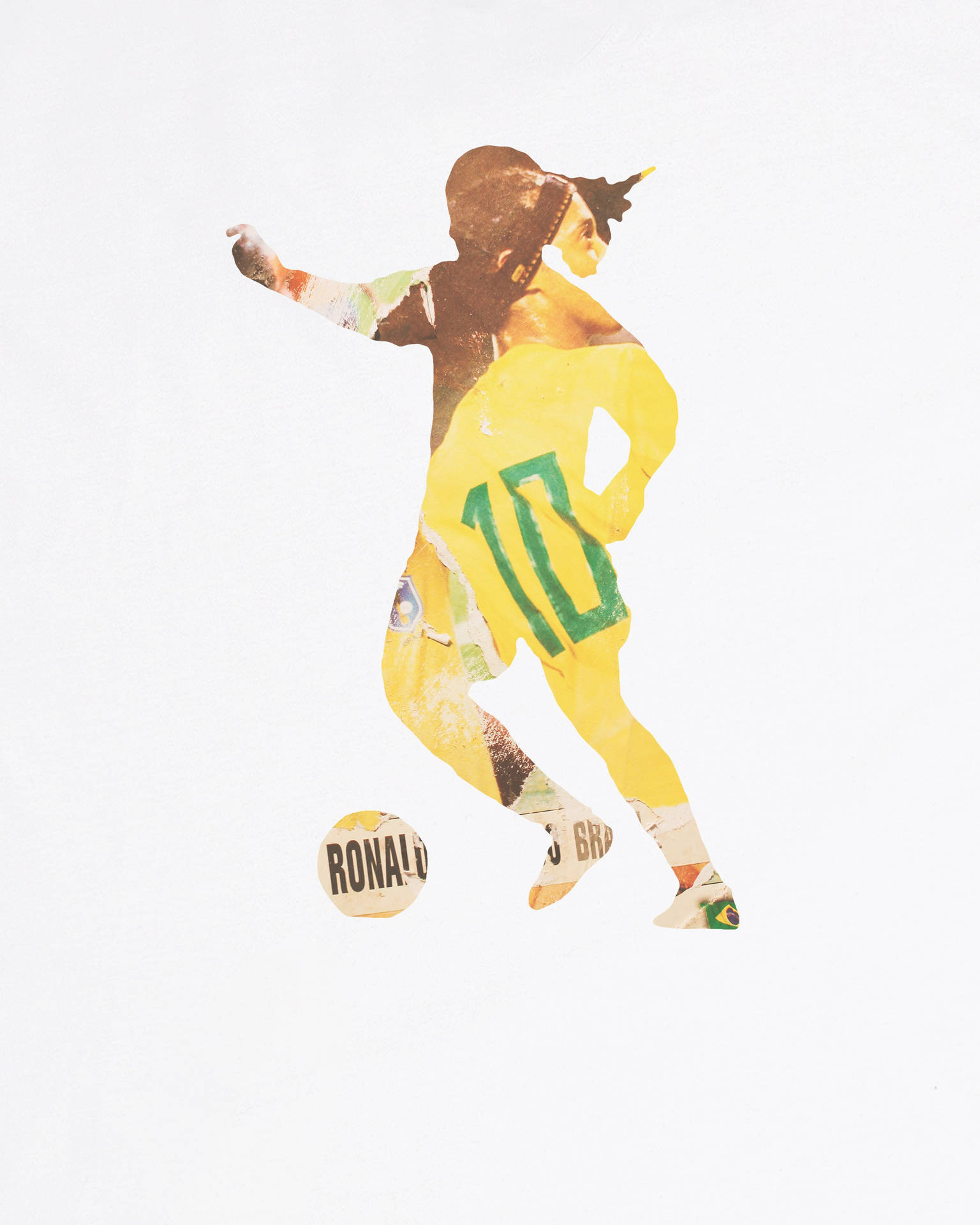 Ronaldinho Paper Art