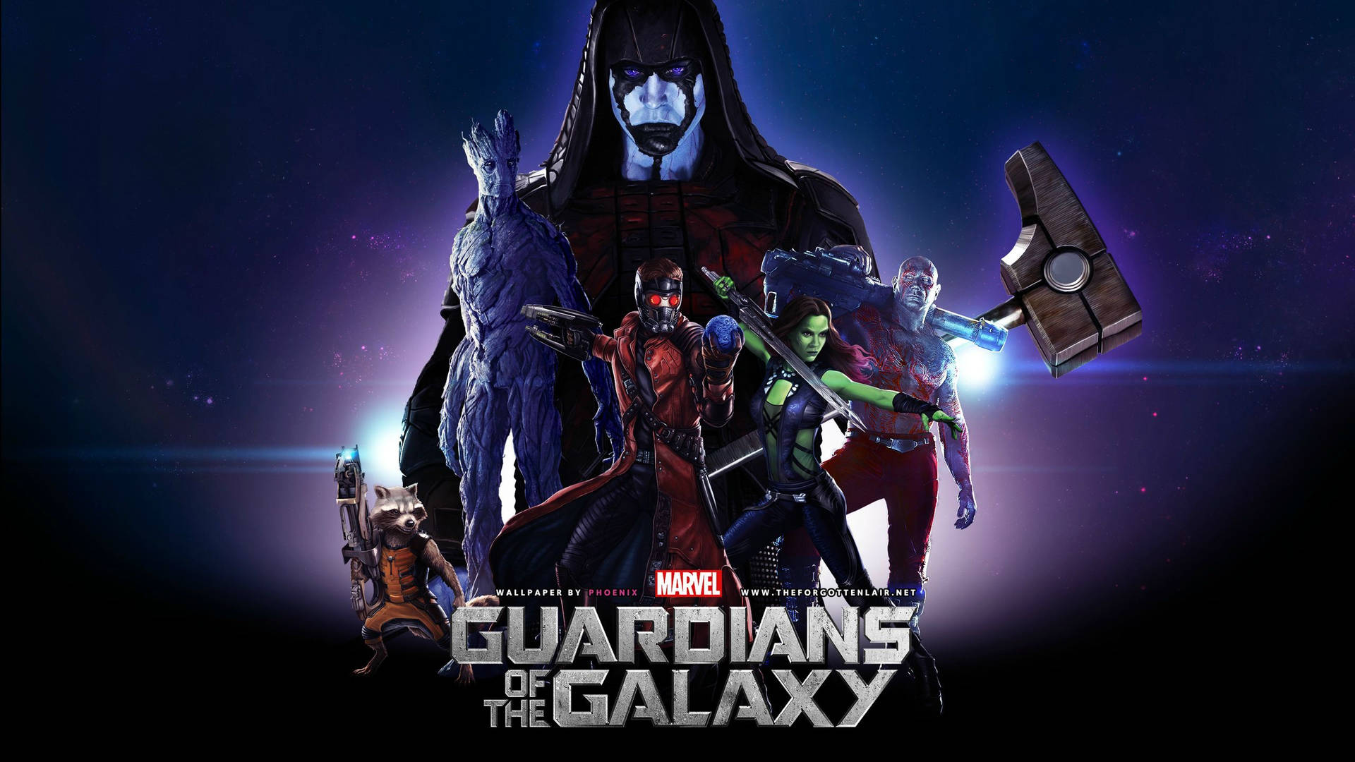 Ronan In Guardians Of The Galaxy Background