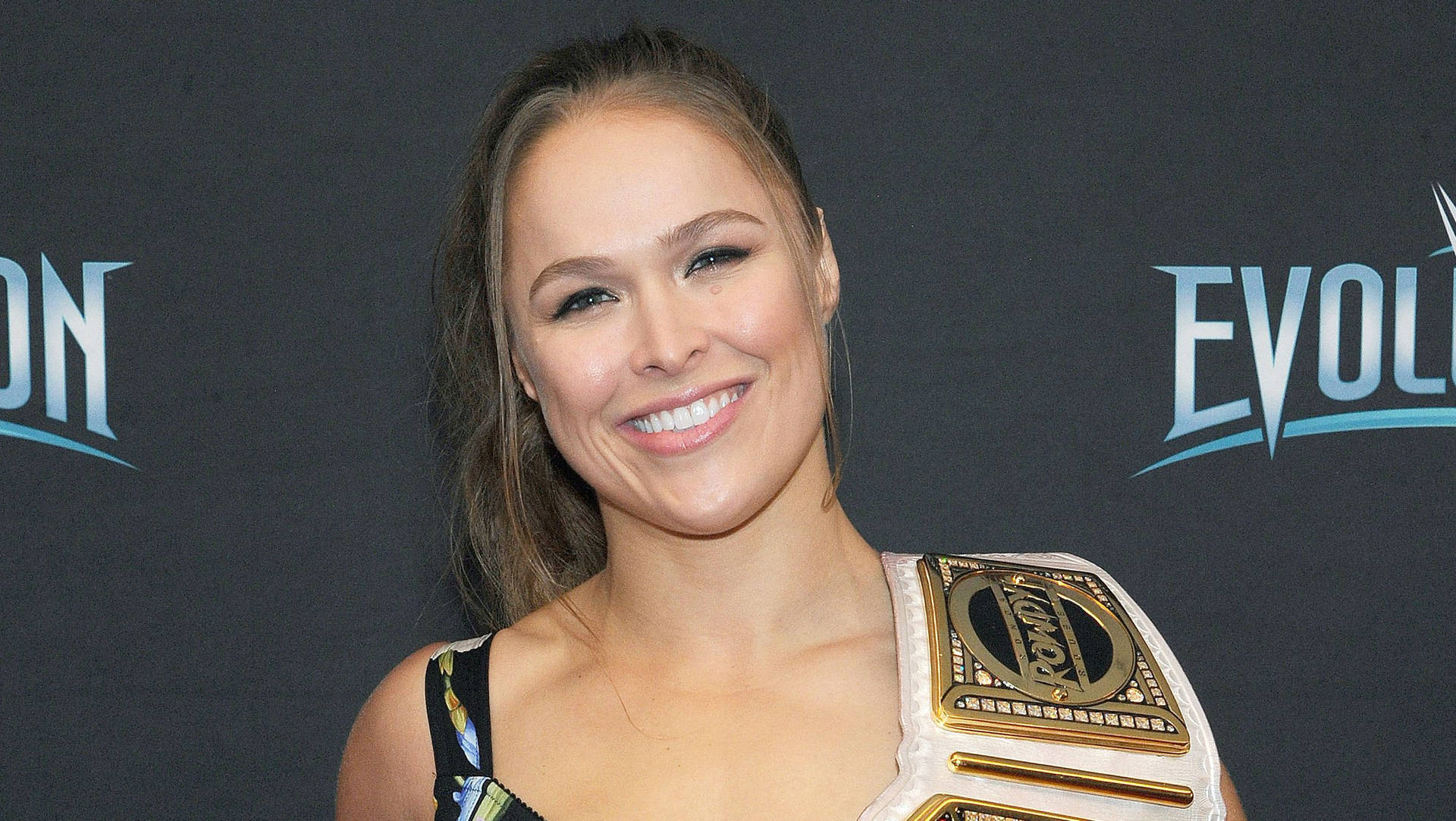 Ronda Rousey Smile Background