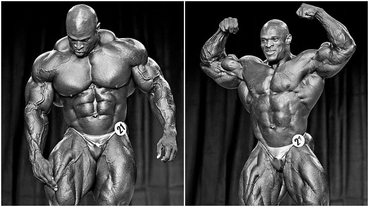 Ronnie Coleman In Great Pose Background