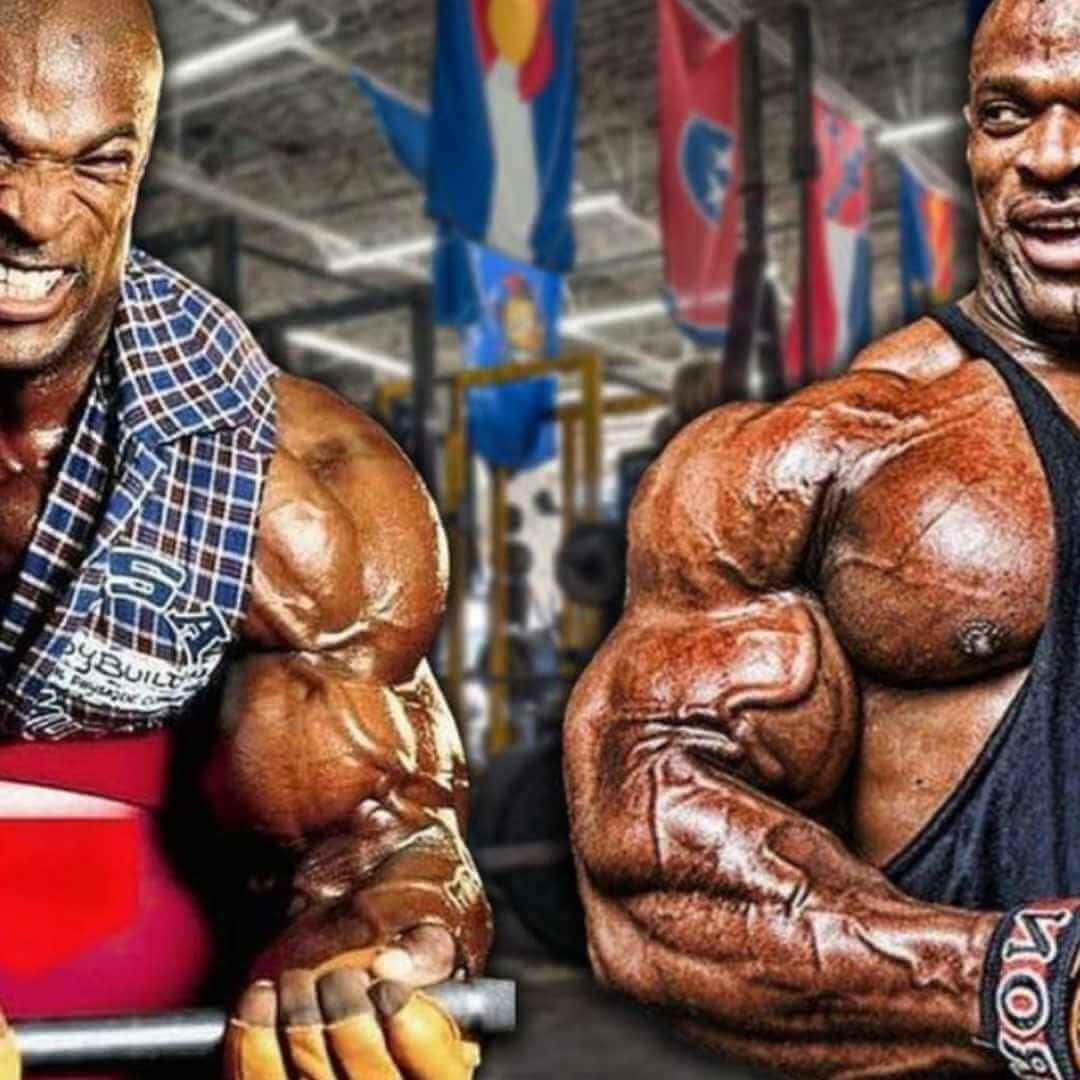 Ronnie Coleman In Half Body Background