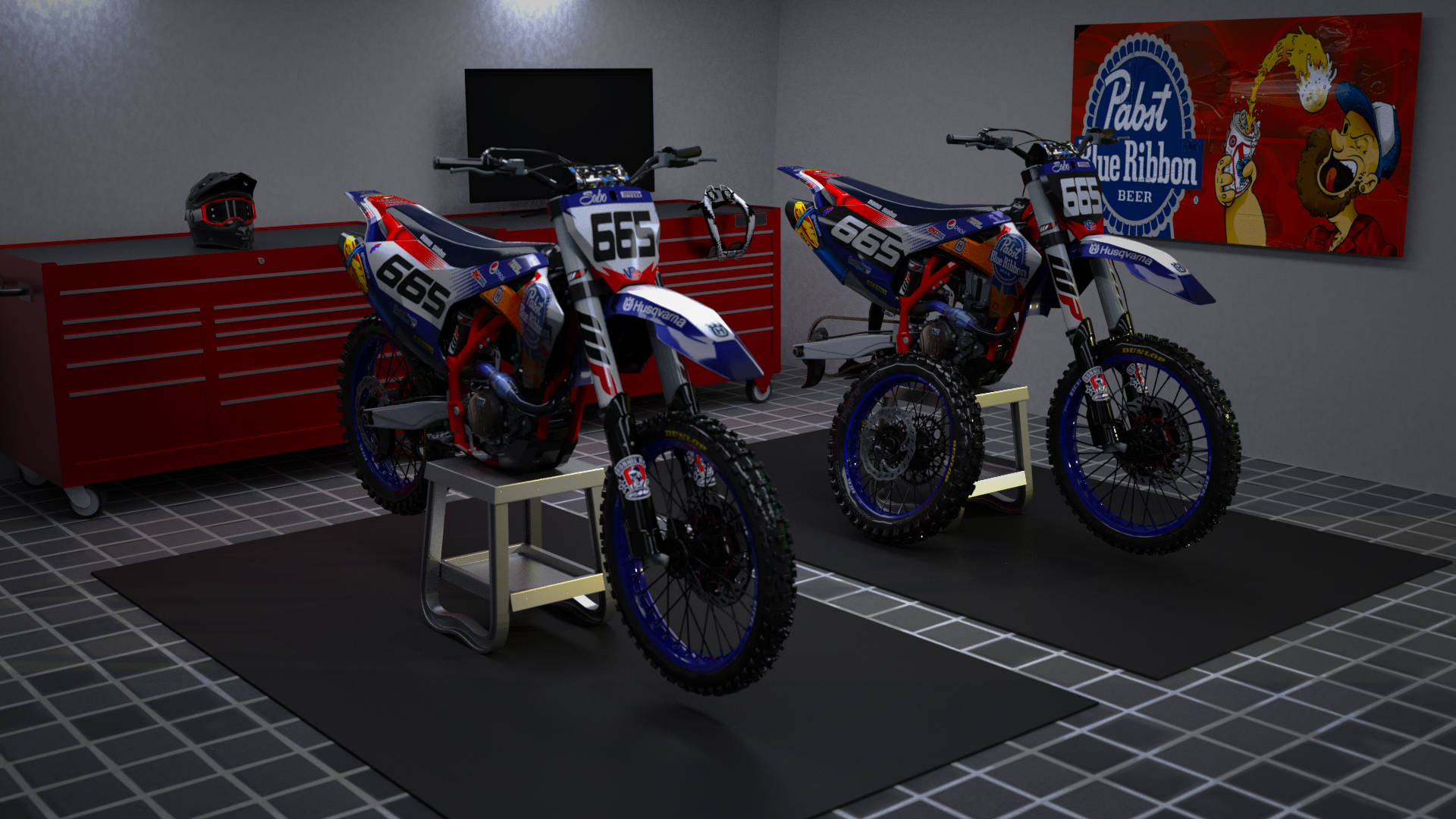 Ronnie Mac Motorcycle Background