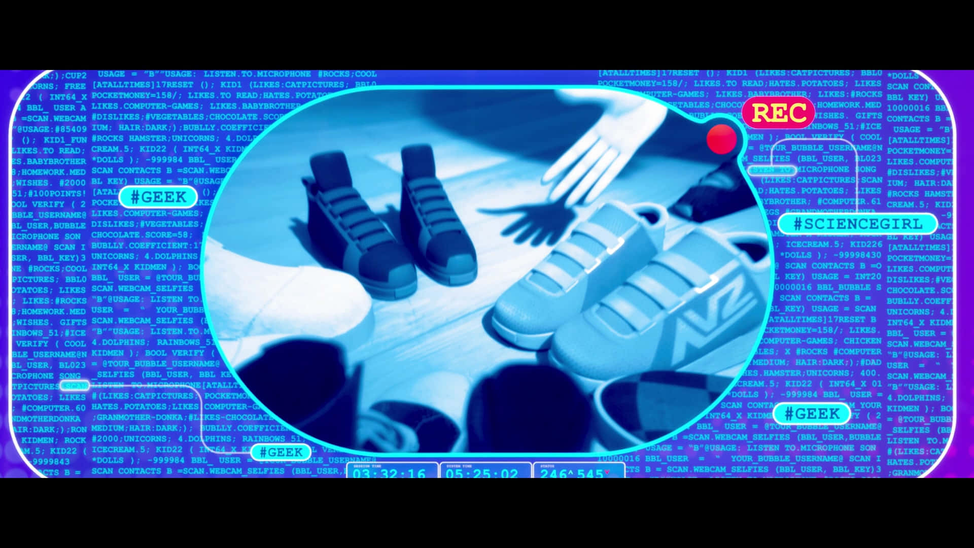 Rons Gone Wrong Computer Screen Shoes Background