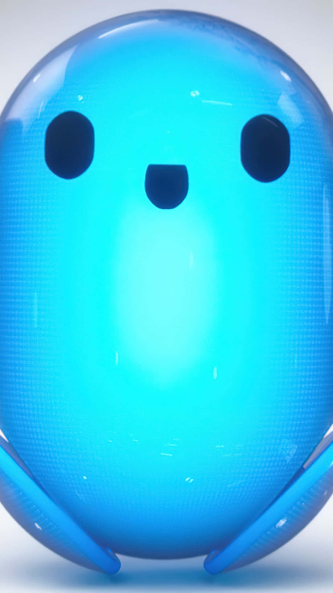 Rons Gone Wrong Happy Blue Robot Background