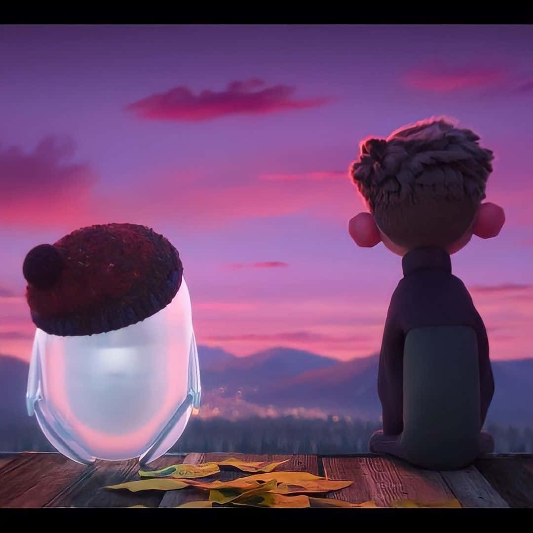 Rons Gone Wrong Looking At Sunset Background
