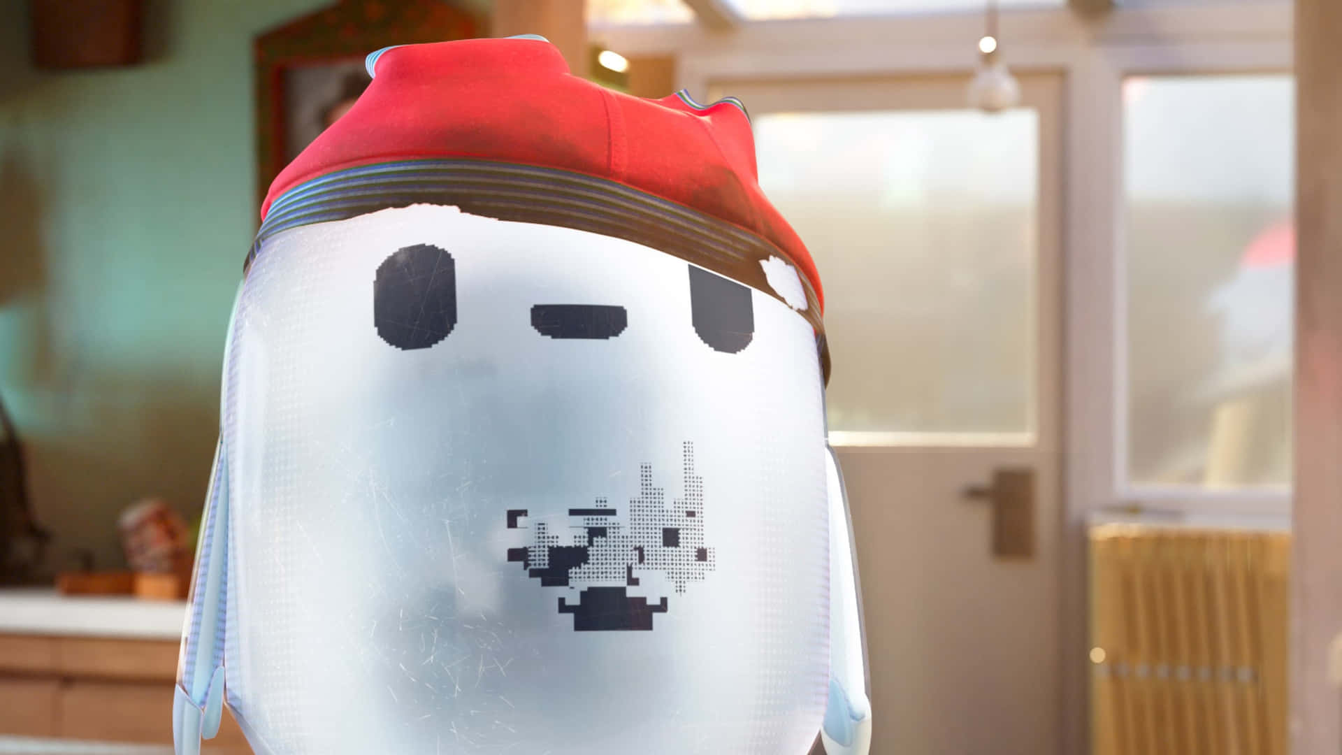 Rons Gone Wrong Robot Wearing Hat Background