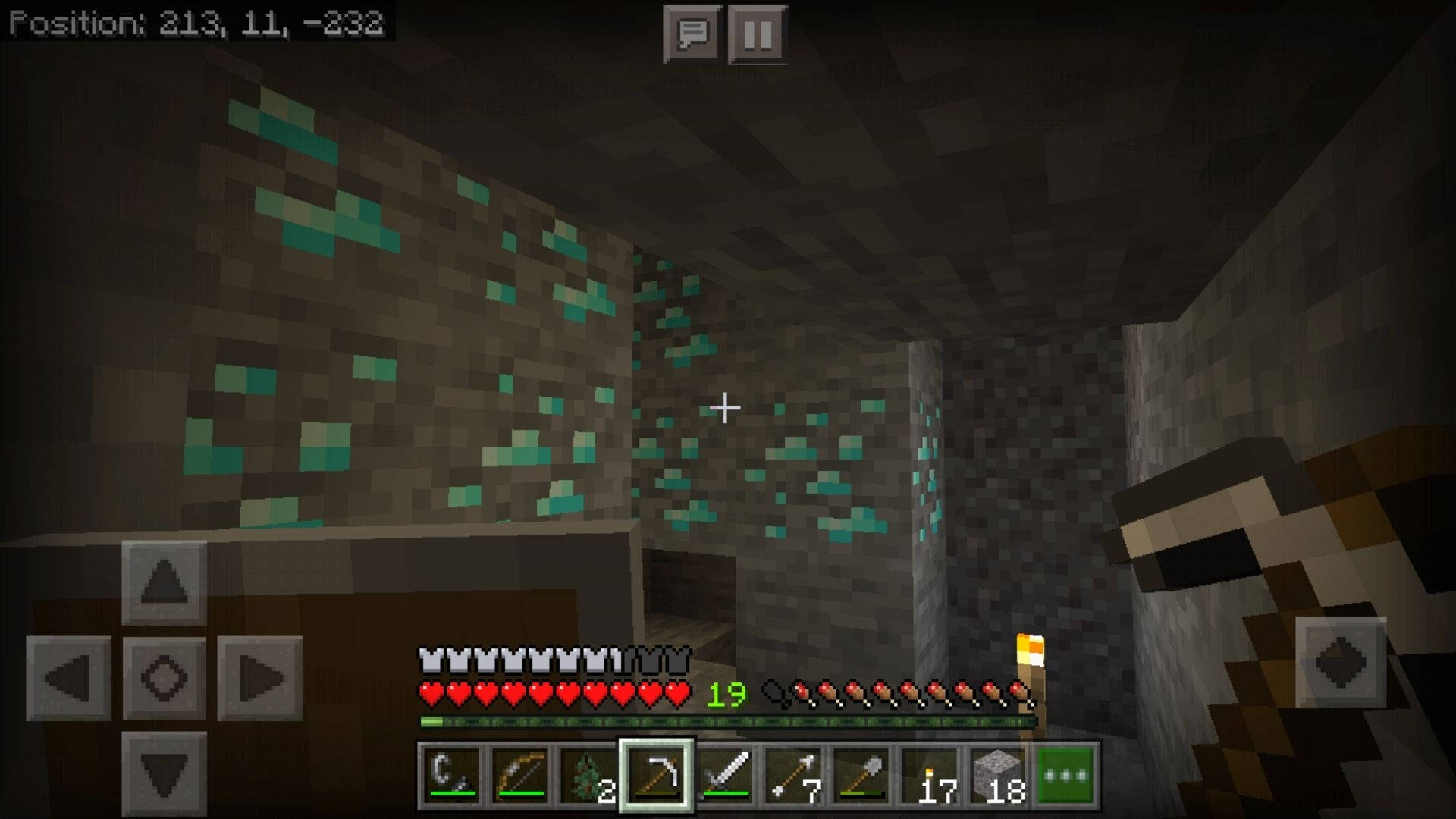 Room With Minecraft Diamonds Background