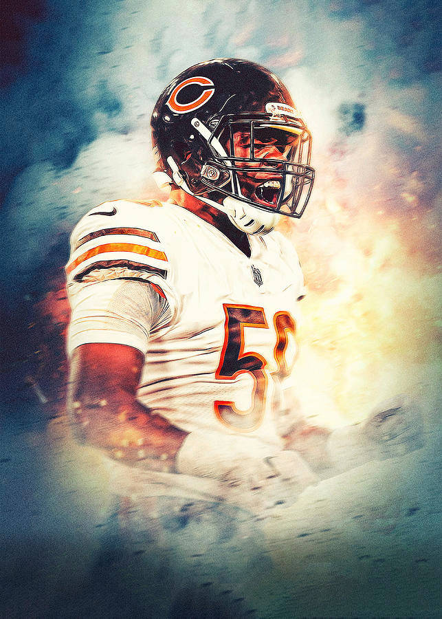 Roquan Smith Smoky Background Background