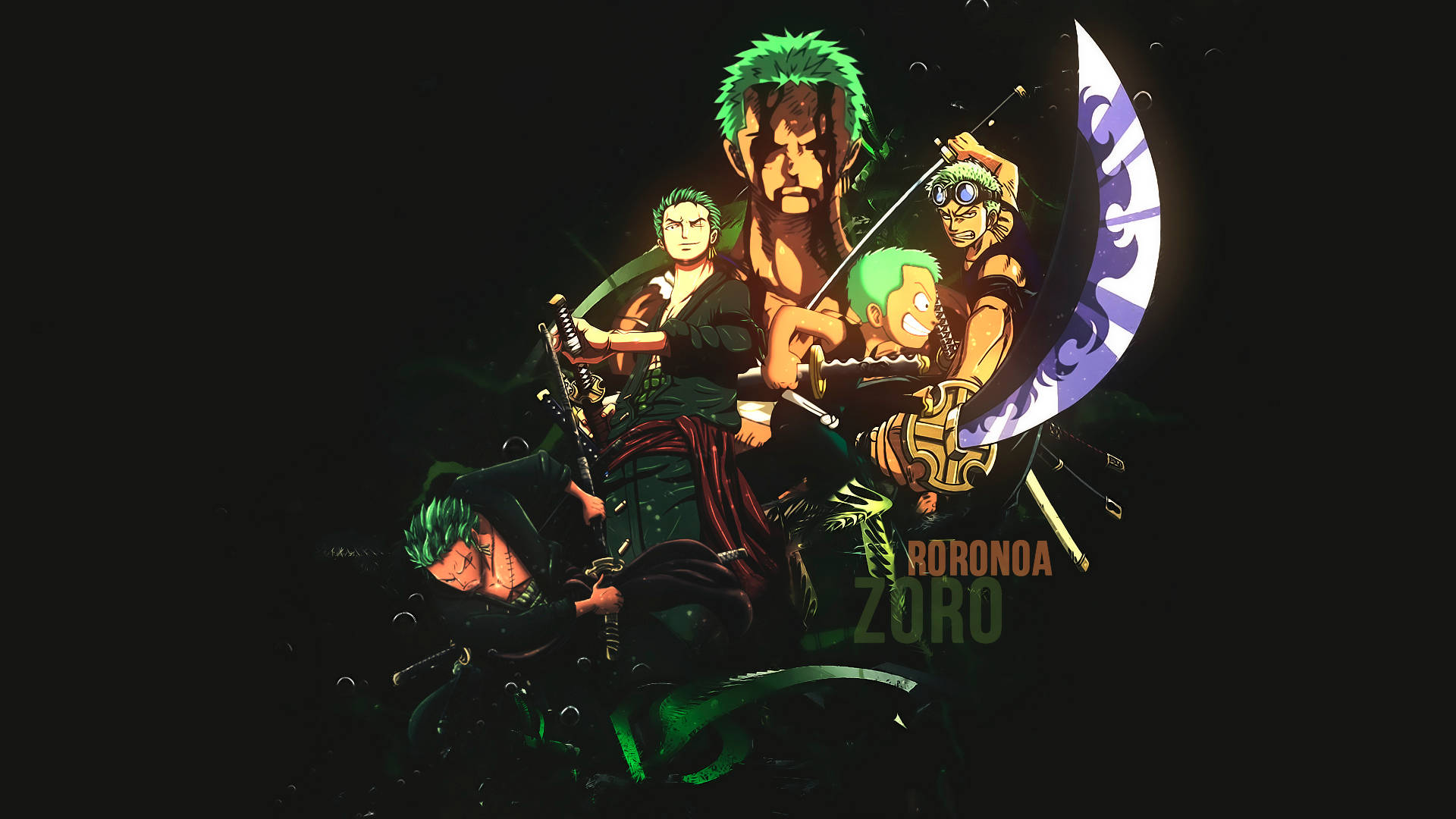 Roronoa Zoro From One Piece Background