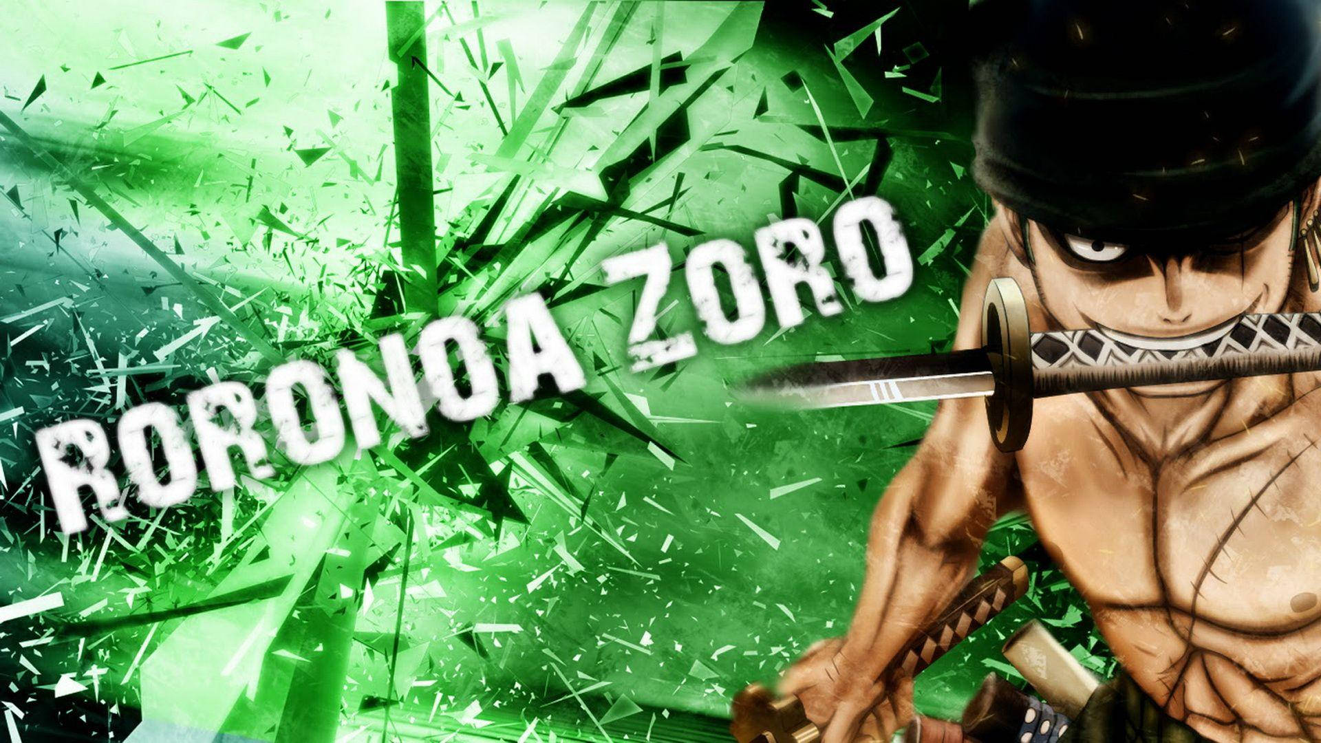 Roronoa Zoro Hd Digital Fan Art Background