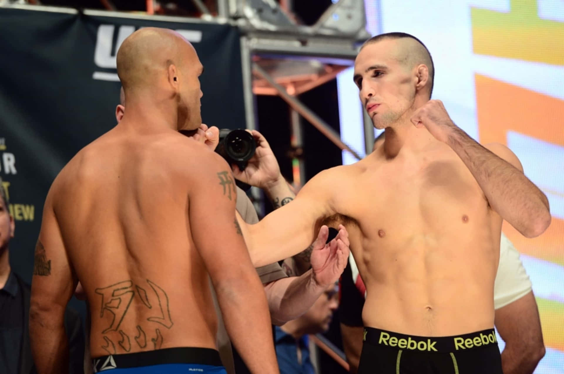 Rory Macdonald At Ufc 189 Event Background