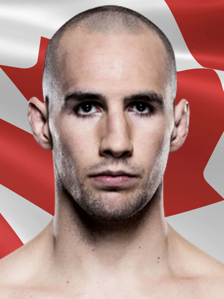 Rory Macdonald With Canadian Flag Background