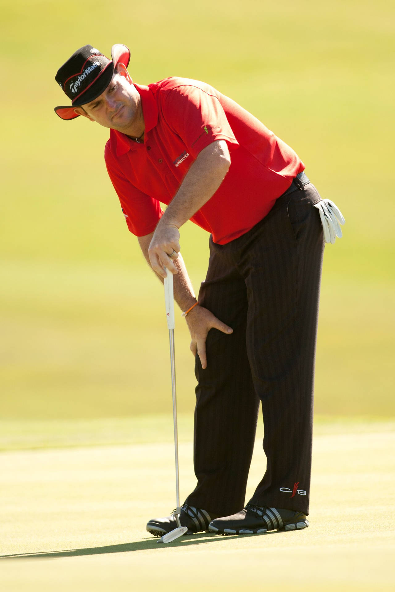 Rory Sabbatini Checking Golf Ball Portrait Background