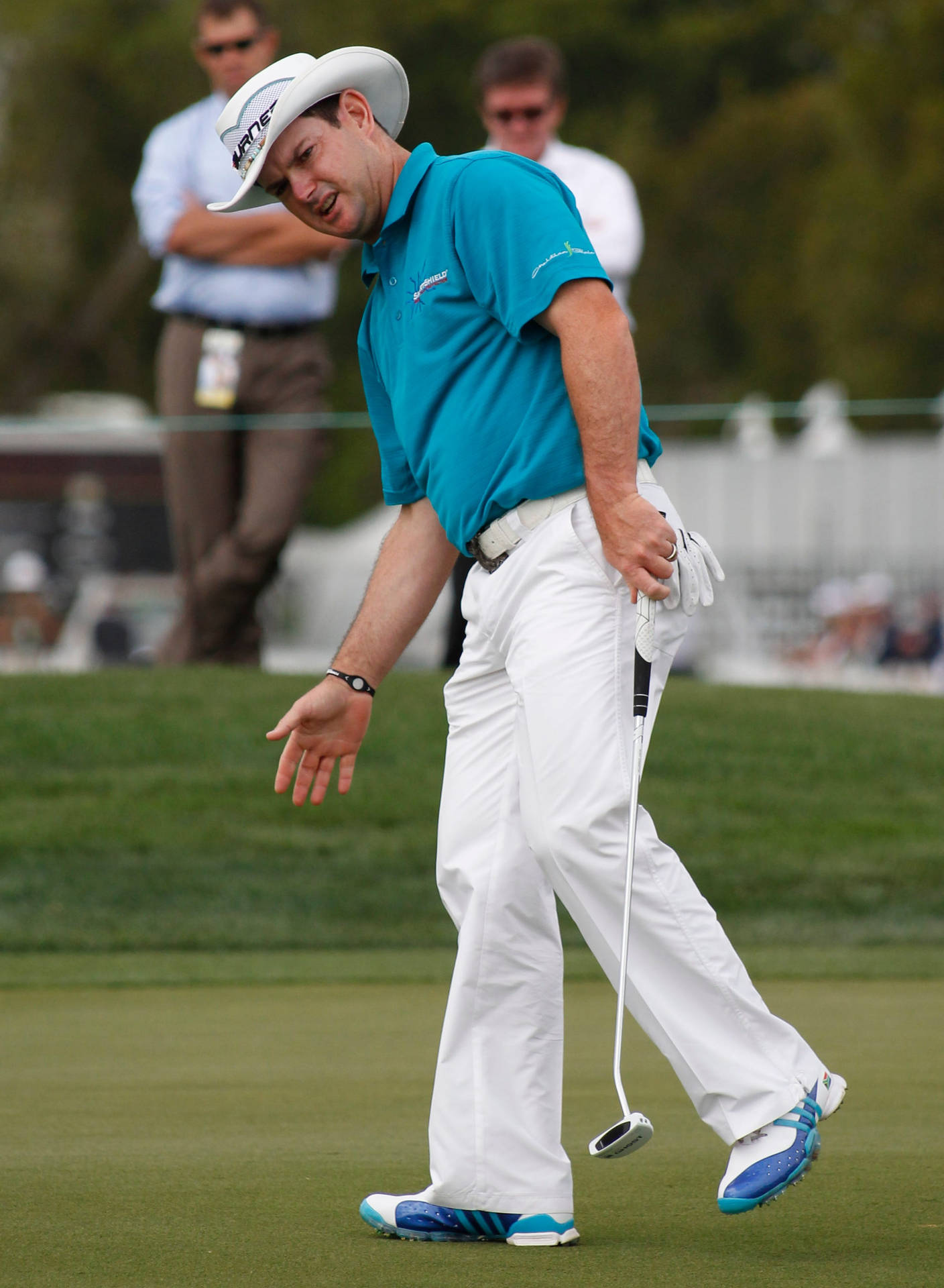 Rory Sabbatini On Golf Course Portrait Background