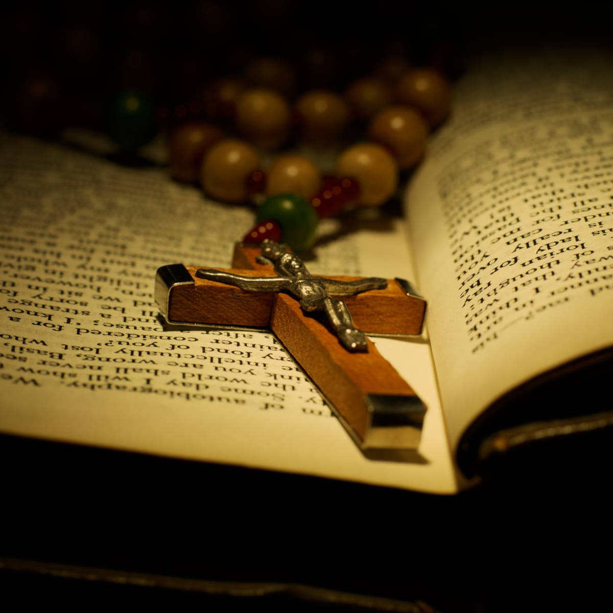 Rosary And The Bible In The Christianity