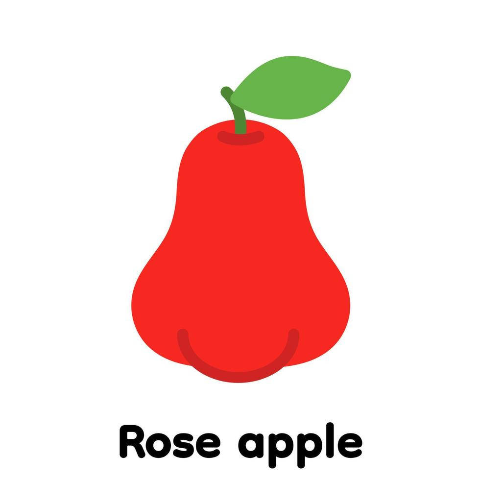 Rose Apple Cartoon 2d Model Background