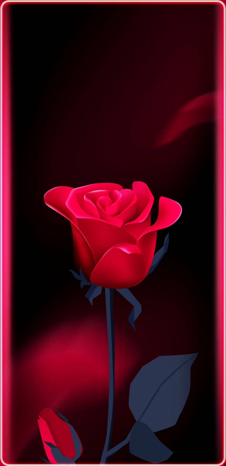 Rose Flower Mobile Background