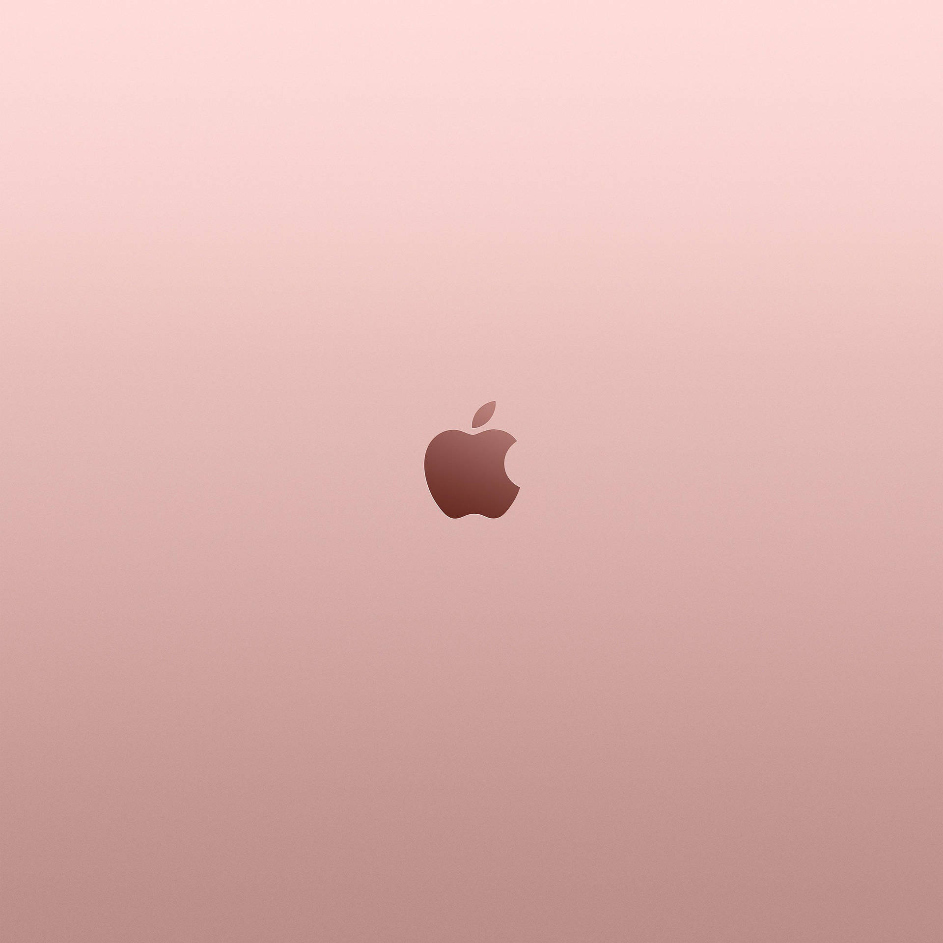 Rose Gold Aesthetic Apple Logo Background