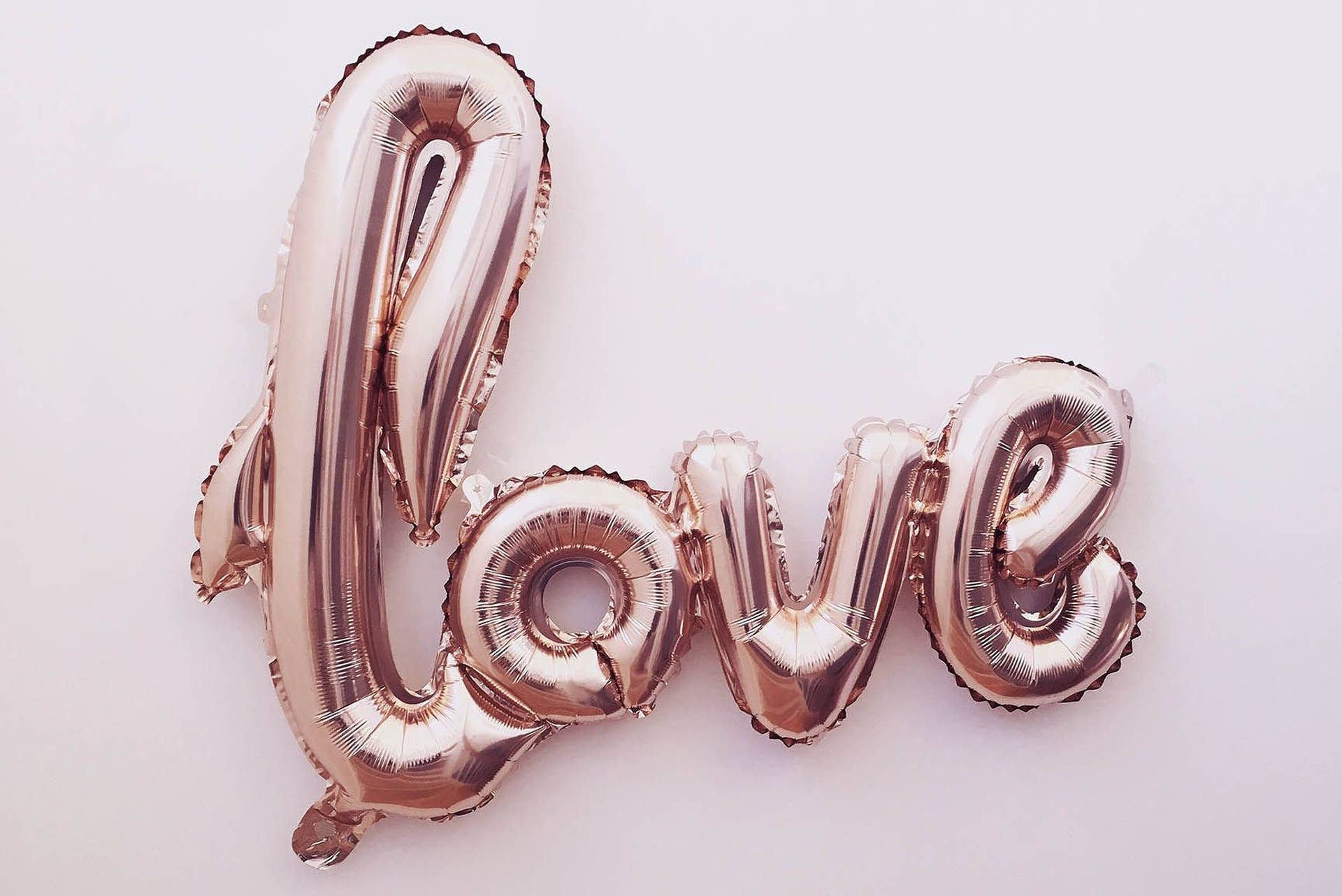 Rose Gold Aesthetic Balloon Background