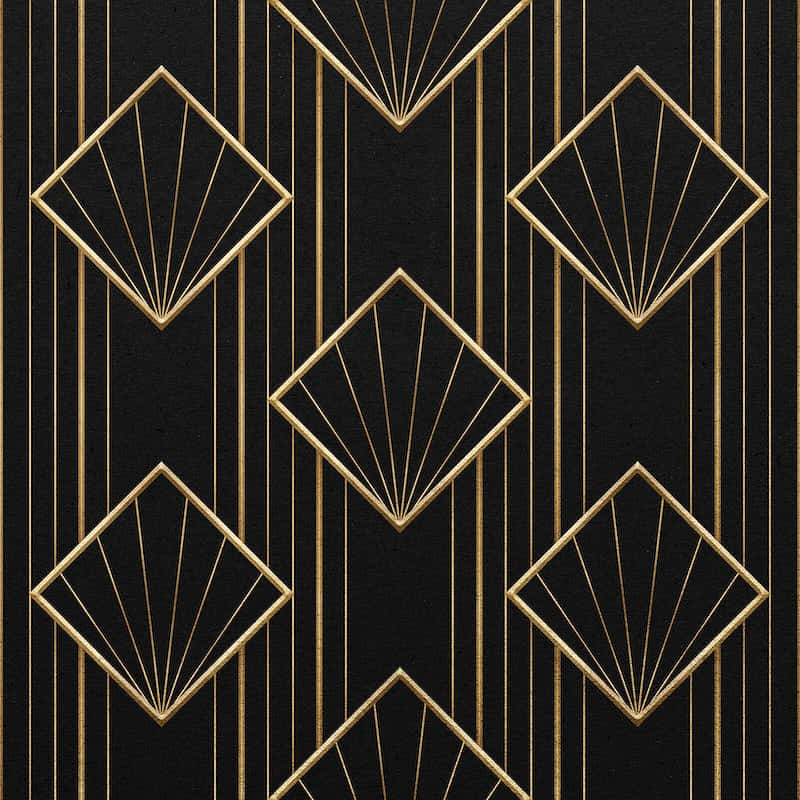 Rose-gold Art Deco Iphone For A Refined Look Background