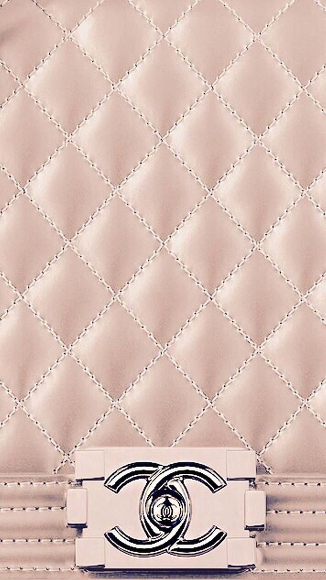 Rose Gold Color Chanel Background