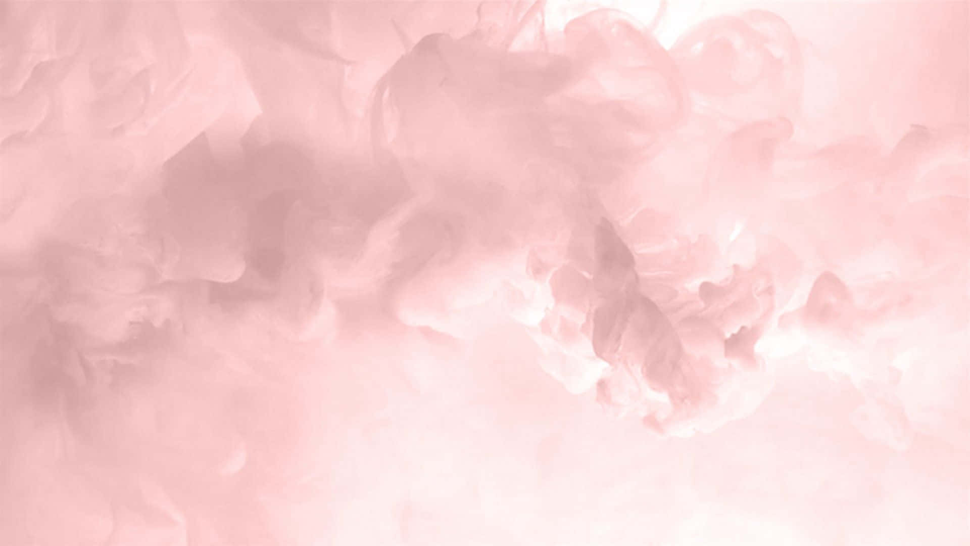 Rose Gold Desktop With Clouds Background