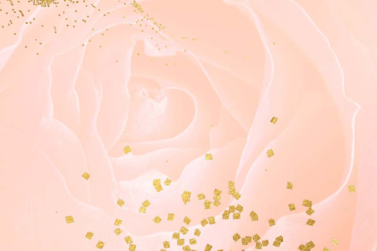 Rose Gold Glitter Abstract Background Background