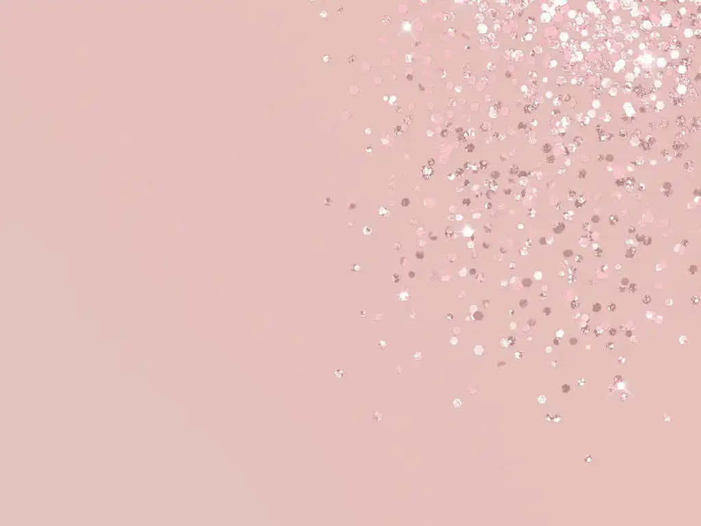 Rose Gold Glitter Background Background