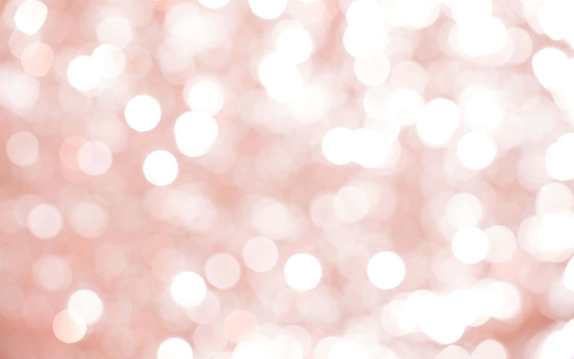 Rose Gold Glitter Lights Nice Desktop Background