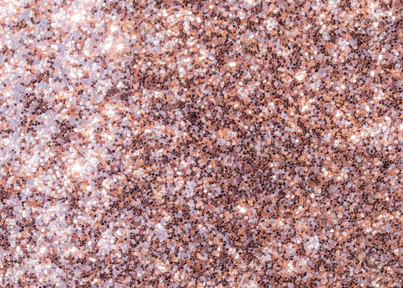 Rose Gold Glitter Texture Background Background