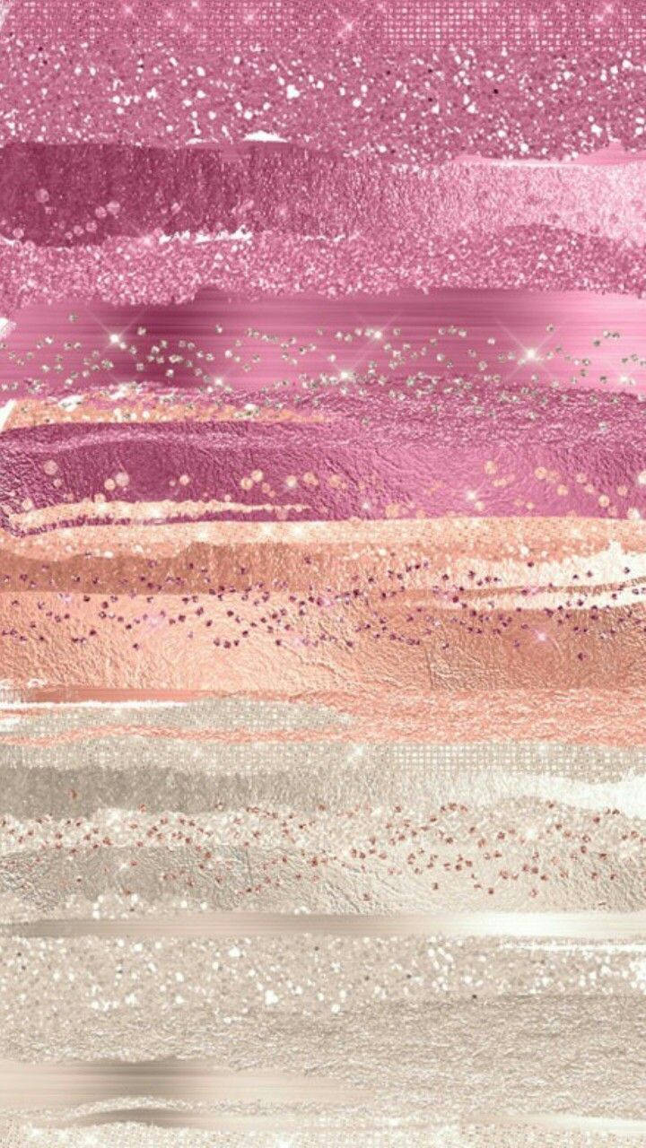 Rose Gold Glitters Background