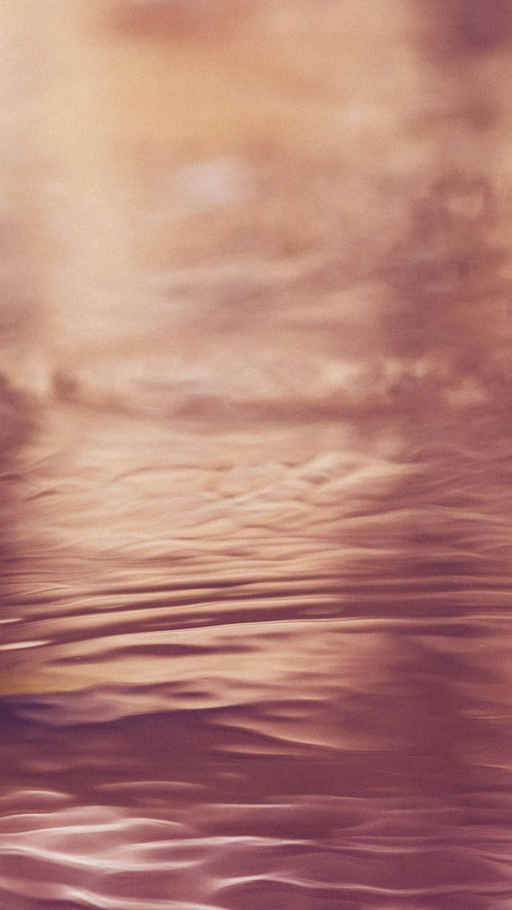 Rose Gold Ipad Seawater Ripples Background