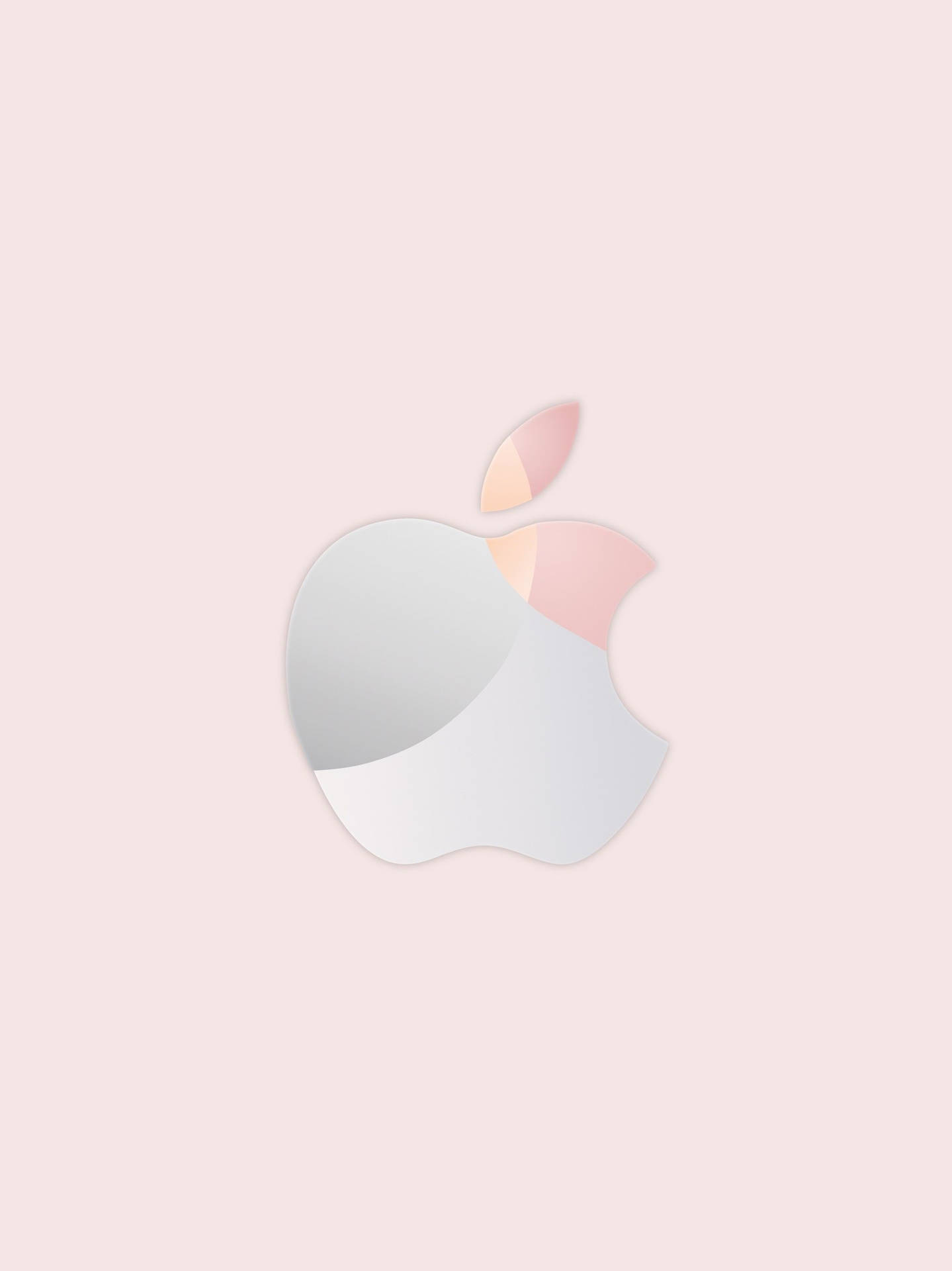 Rose Gold Ipad Simple Apple Logo