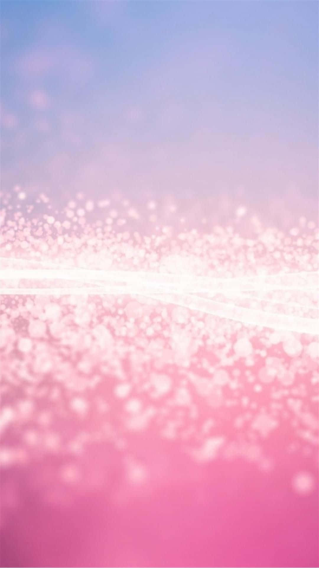 Rose Gold Iphone 5 Glowing Stardust Background