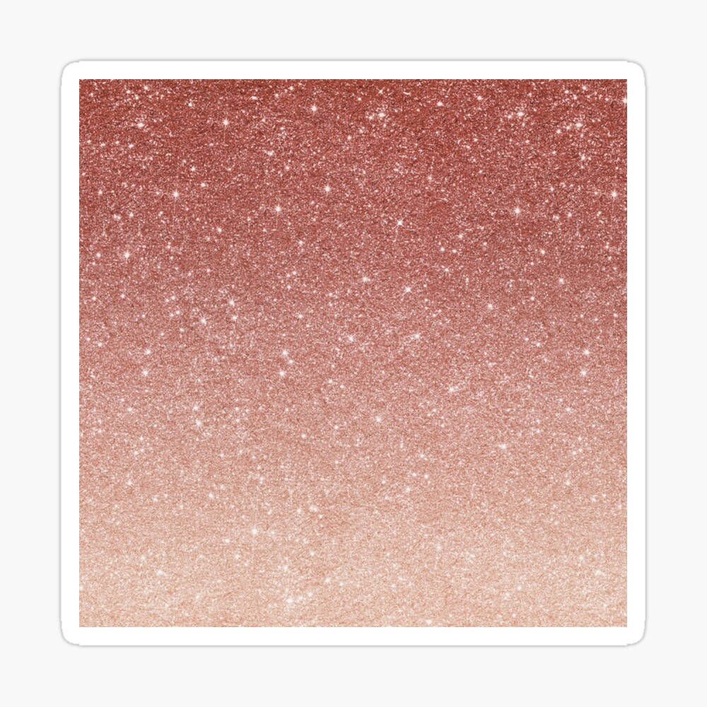 Rose Gold Ombre Glitter Photo Background