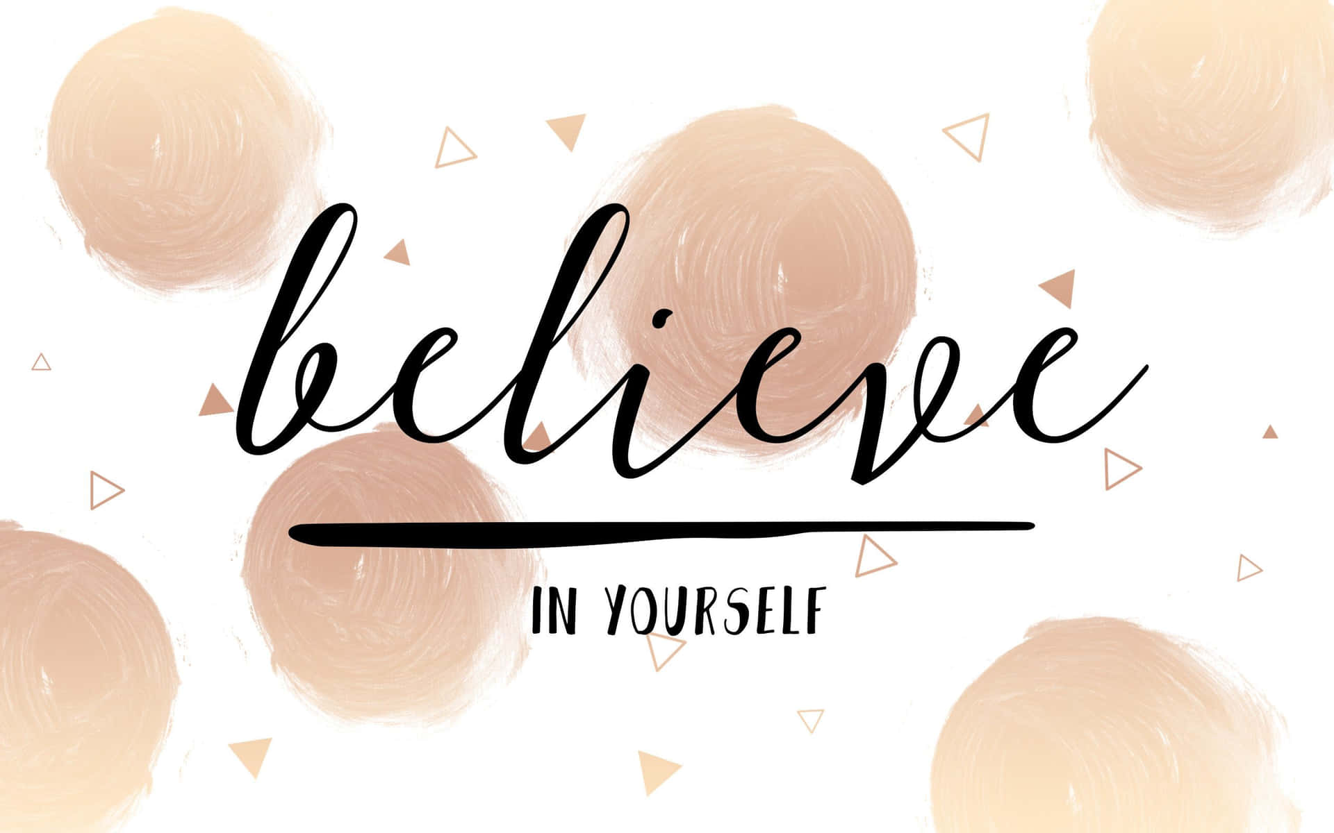 Rose Gold Quotes Believe Background