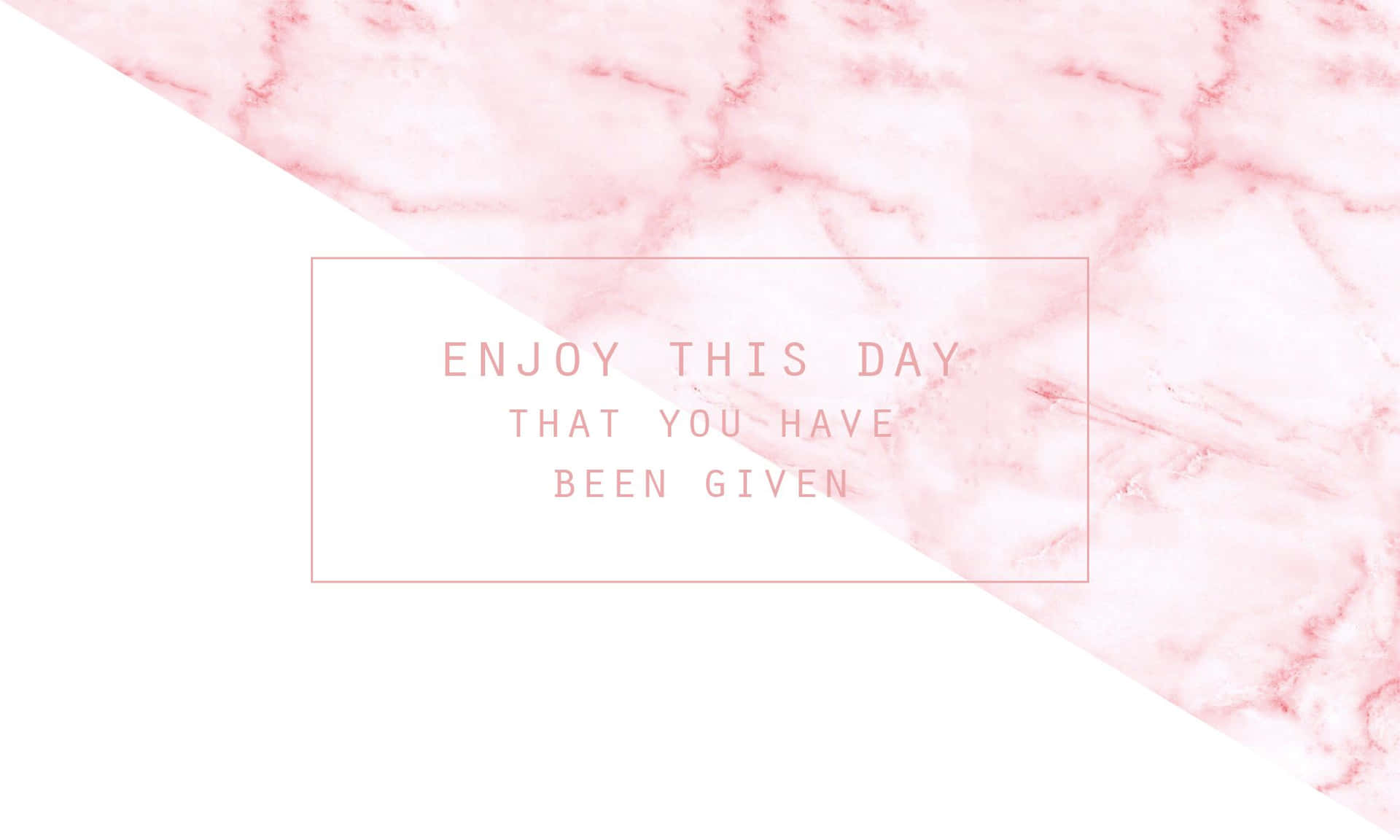 Rose Gold Quotes Day Background