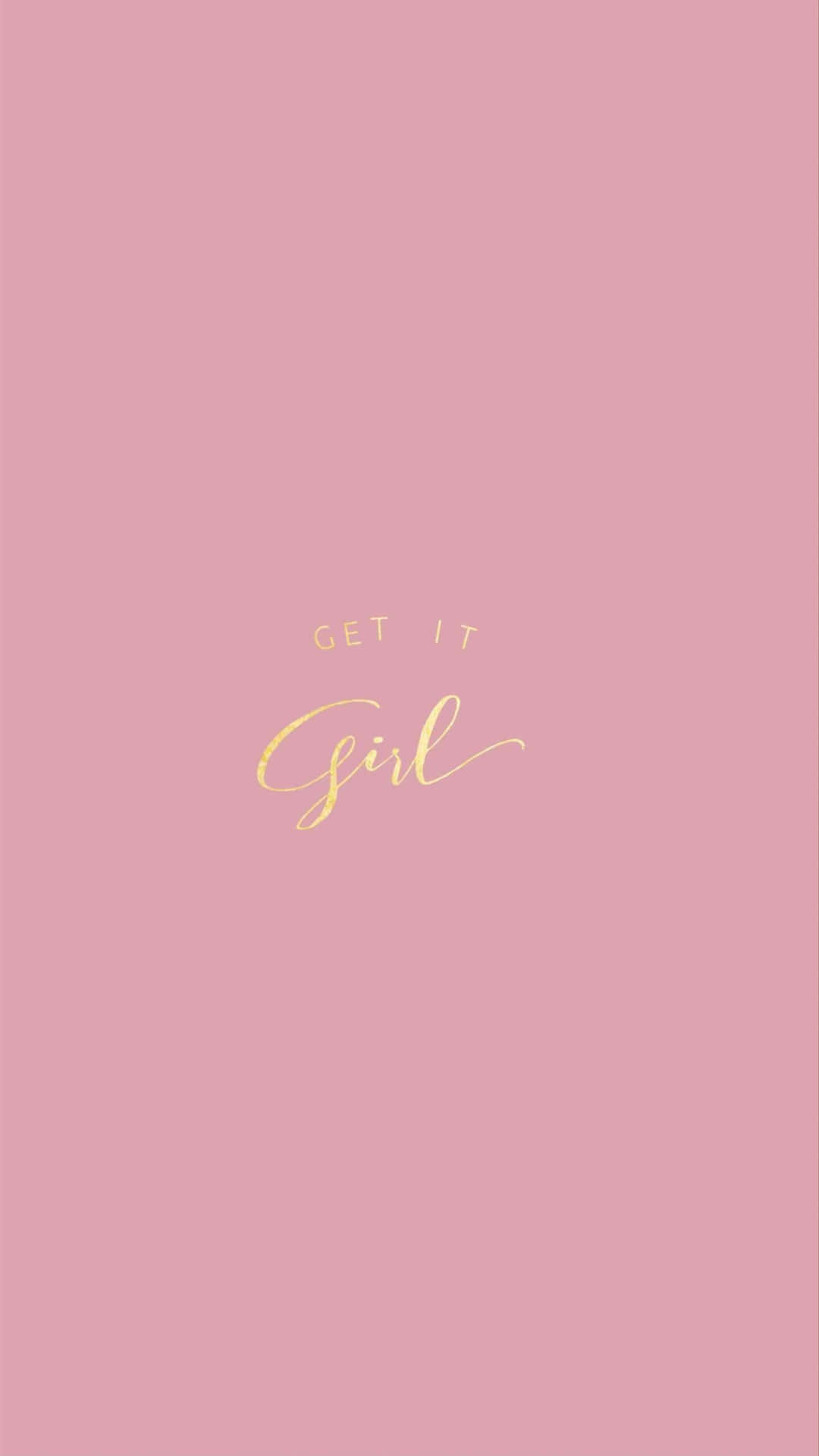 Rose Gold Quotes Girl Background