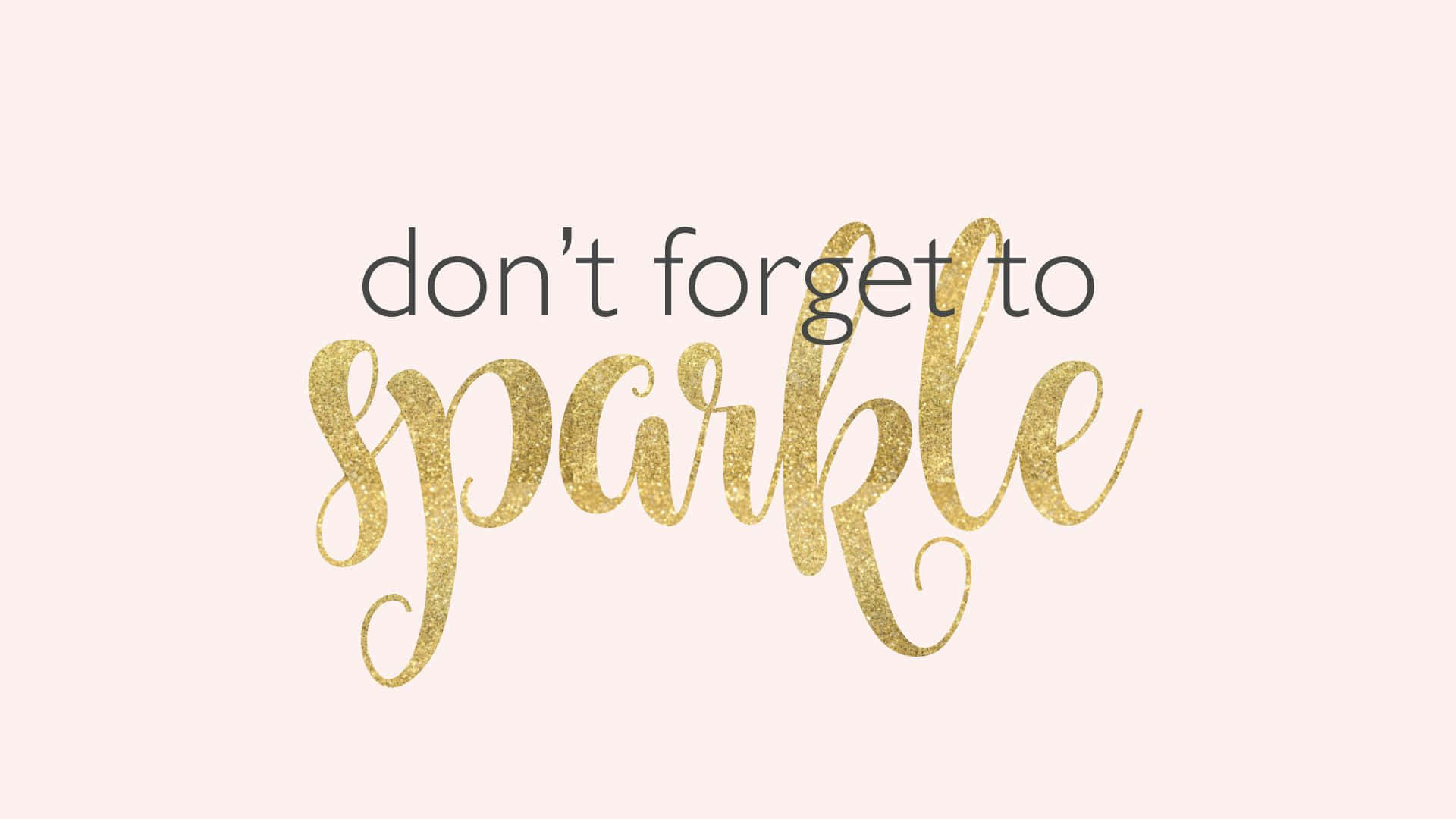 Rose Gold Quotes Sparkle Background