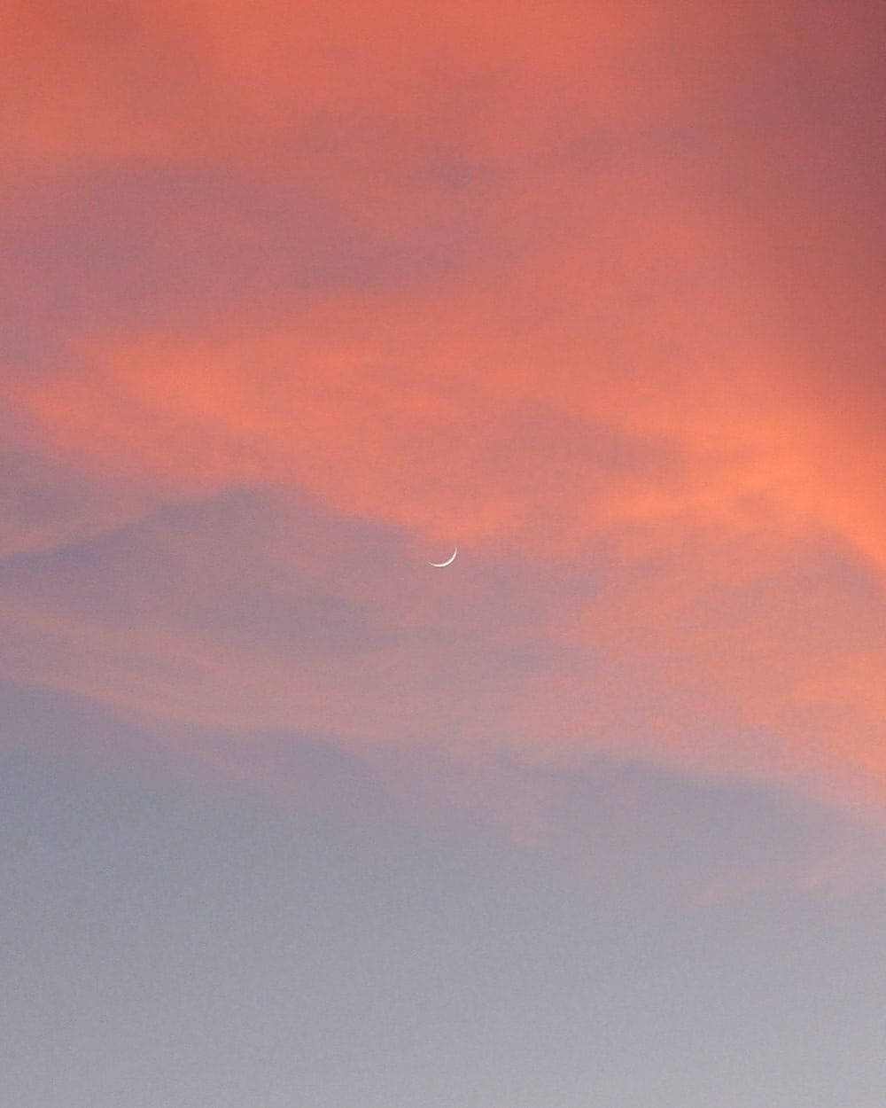 Rose Gold Tumblr Crescent Moon Background