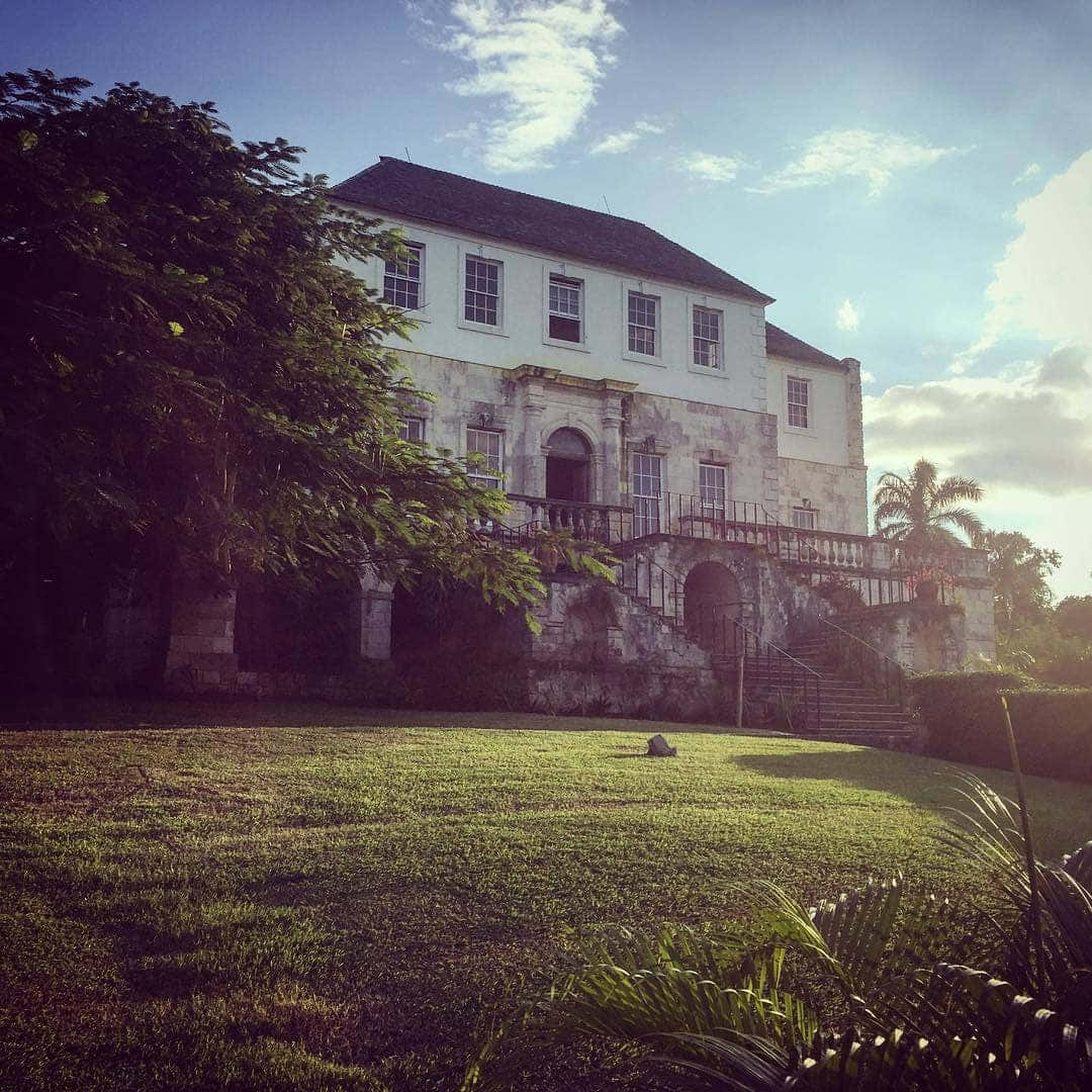 Rose Hall Great House Sunrise Background