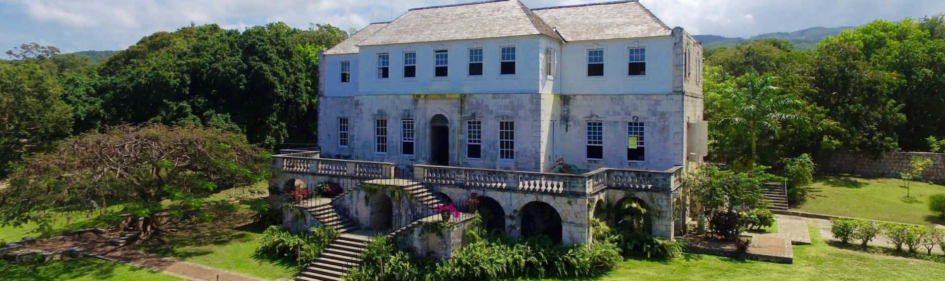 Rose Hall Great House Widescreen Gardens Background