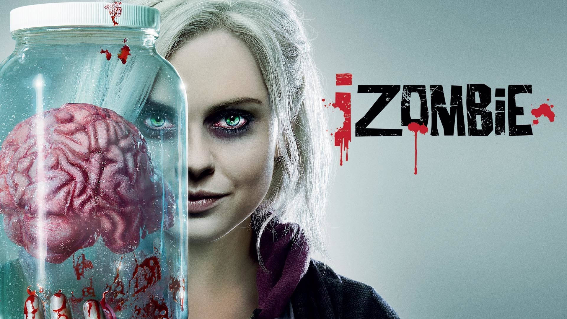 Rose Mciver Zombie Character Olivia Moore In Izombie Background