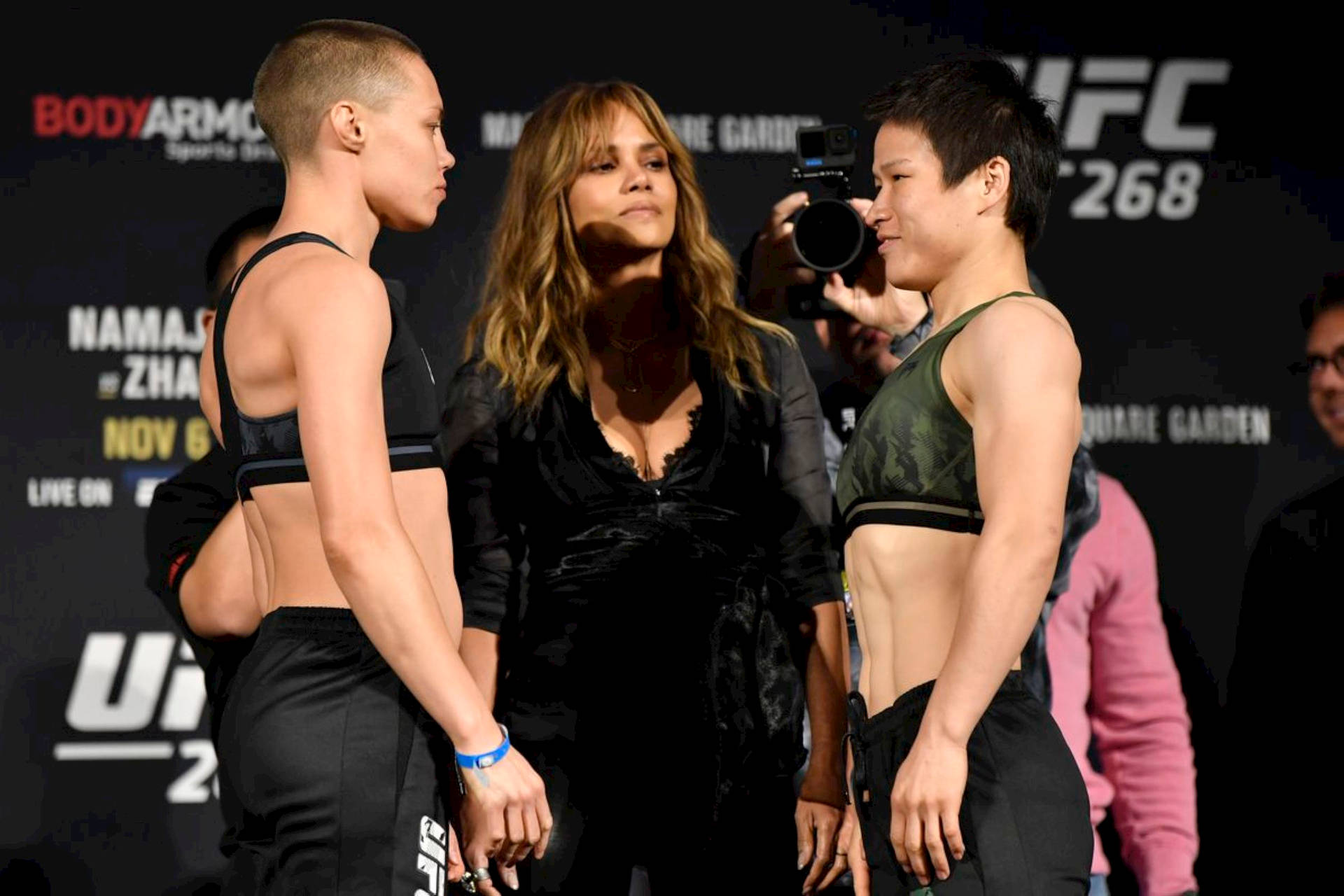 Rose Namajunas Halle Berry Weili Zhang Background