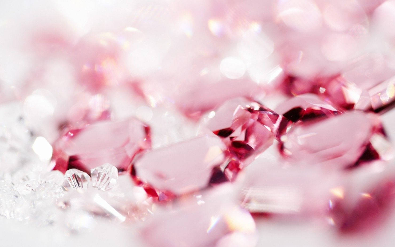 Rose Pink Crystal Background