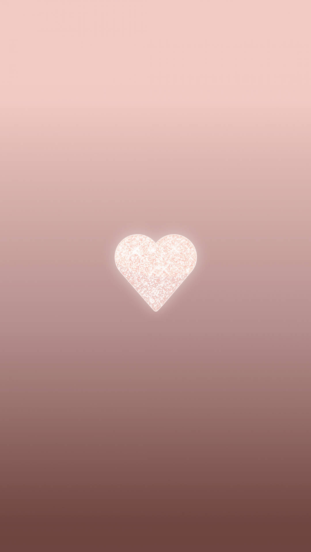 Rosegold Heart Cute Iphone Lock Screen