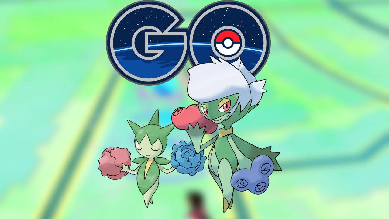 Roserade And Roselia Pokemon Go Background